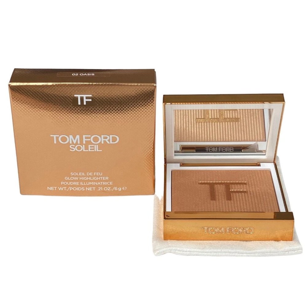 Tom Ford Soleil De Feu Limited Edition Oasis Lightweight Powder Highlighter NIB‎